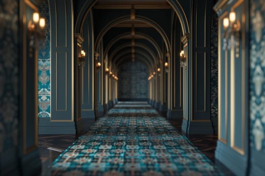 Professional scene featuring a repetitive layout pattern.