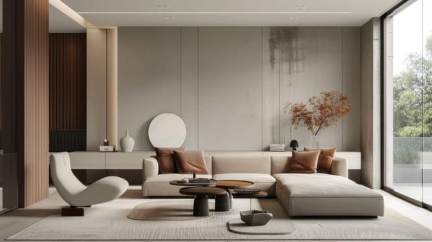 Simple lines and neutral tones convey the essence of millennial minimalism.
