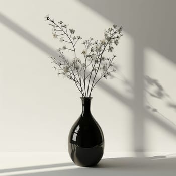 Silhouette mockup arrangement with a focus on contrast.