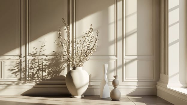 Sophisticated mockup arrangement with ornate decoration for a sumptuous look.