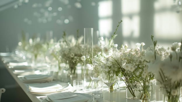 Understated beauty shines through in this minimalist party design