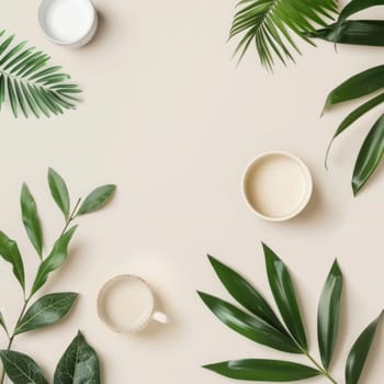 Blank background mockup arrangement with plenty of room for customization.