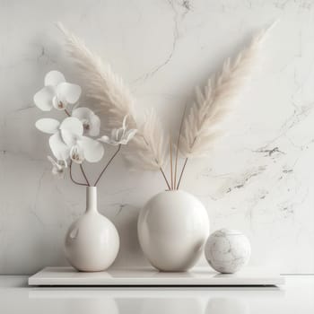 Chic mockup arrangement adorned with stylish decoration for a fashionable presentation.