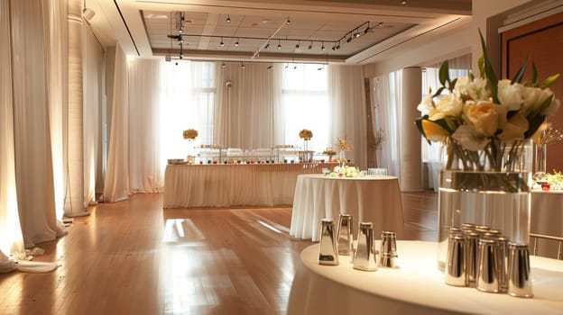 Clean and contemporary party theme with minimalist flair