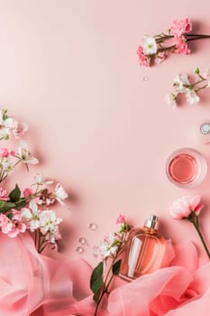 Copy space for beauty blog banner or social media post.