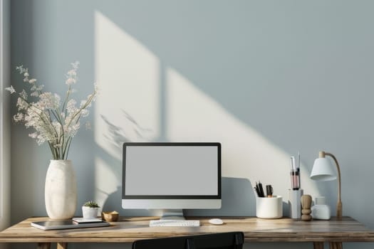 Copy space mockup scene perfect for showcasing your branding.