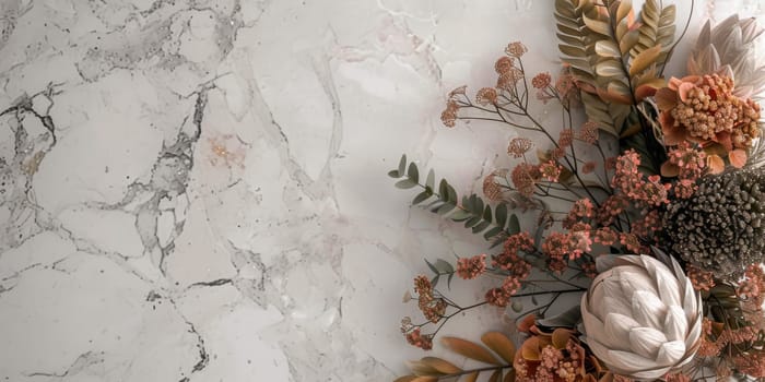 Decorative mockup arrangement with stylish decoration for a chic look.