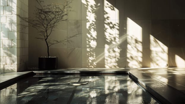 Dramatic shadows highlighting the allure of wellness