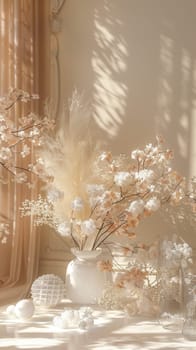 Exquisite mockup arrangement with delicate decoration for a refined aesthetic.