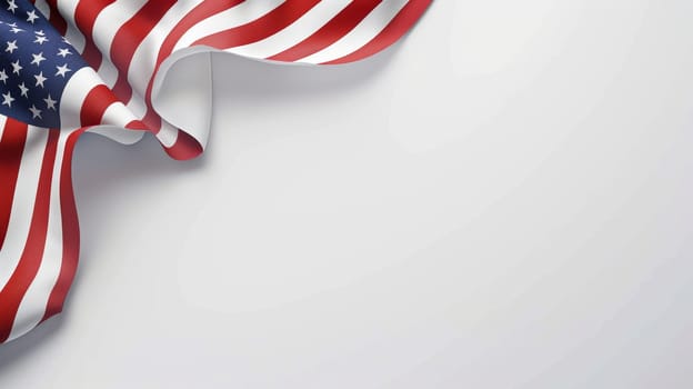 Elegant white background with a minimalist Patriot Day theme.