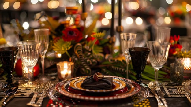 Fashion-forward party design showcasing a trendy and stylish pattern arrangement