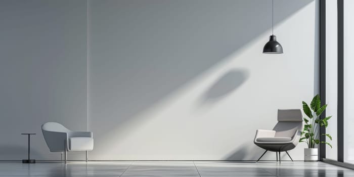 Elegant minimalism in a business background with a clean, uncluttered look.