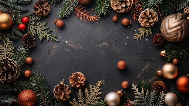 Festive celebration with blank space for customizable messaging