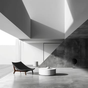 Minimalist design with ample space for text on a modern backdrop.