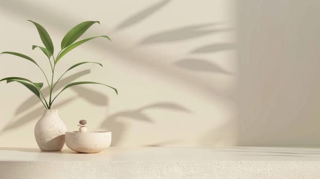 Minimalist mockup composition with a neutral background.