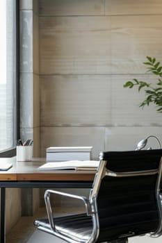 Minimalist office background with a focus on simplicity and functionality.