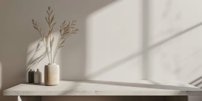 Minimalist mockup design with a neutral background for versatile use.