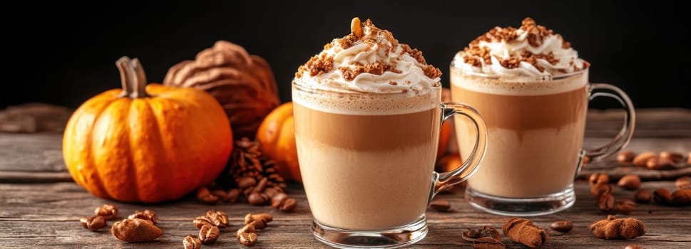 thanks giving traditions around the world, coffee, dessert . AI generative.