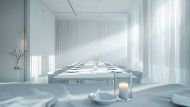 Minimalistic party concept embraces the essence of refined simplicity