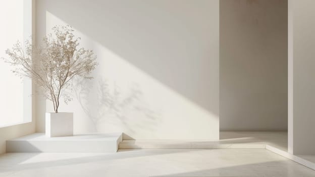 Modern minimalist background with a neutral, understated palette.