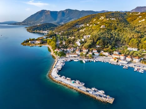 Village of Lygios, near Lefkada City on Lefkada island, Greece.