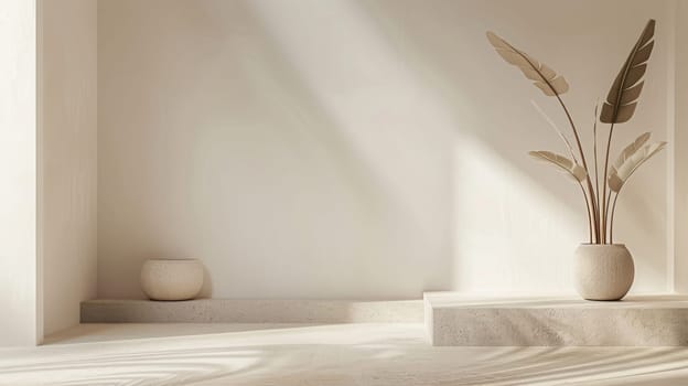 Modern minimalist background with a neutral, understated palette.