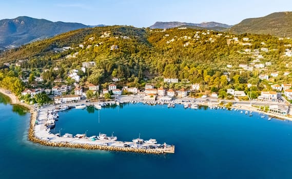 Village of Lygios, near Lefkada City on Lefkada island, Greece.