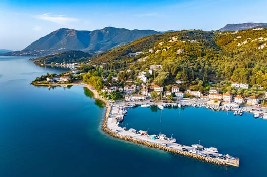 Village of Lygios, near Lefkada City on Lefkada island, Greece.