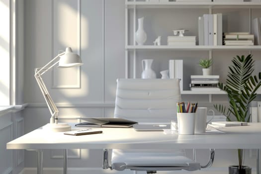 Professional environment with modern office supplies.