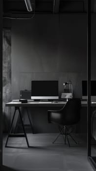 Professional business setup with minimalistic design.