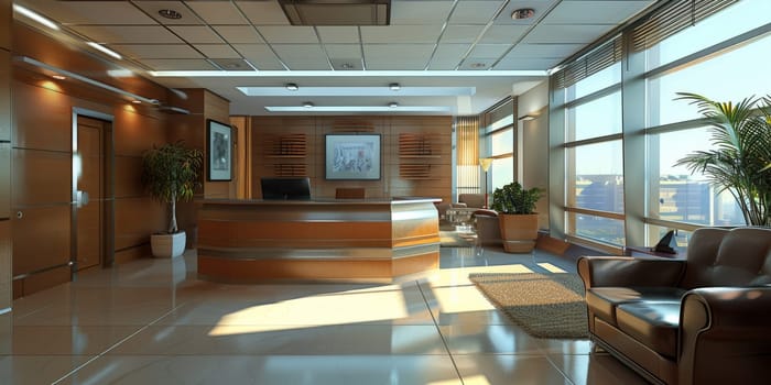 Professional environment with a structured layout pattern.