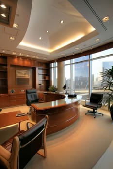 Professional office layout with a large area for copy.