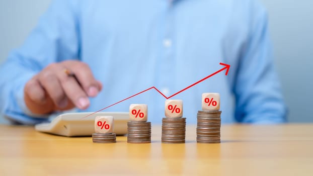 Mutual funds strategy increase revenue dividends. Bank raised interest rate, high investors invest money return investment. Business world, Successful knowledge finance equity. Income pension to grow.