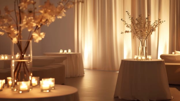 Simple elegance shines through in this minimalist party scene