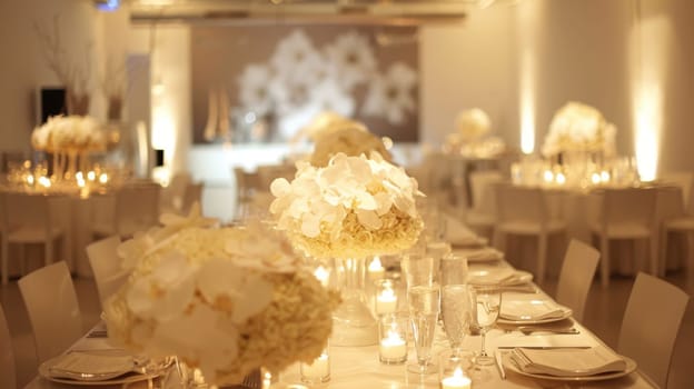 Simplistic elegance defines the ambiance of this minimalist party