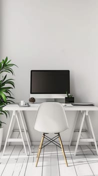 Sleek and elegant mockup setup featuring a simple background.