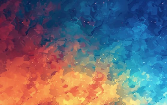 Panoramic teal fluid blue orange violet color gradient backdrop for wallpapers. Background with grainy texture effect for poster, banner or landing page and other your design