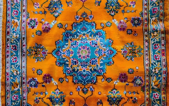 Luxury Indian Rug - backdrop. Old Turkish kilim. Vintage Persian carpet, tribal texture. Ethnic textile. Perfect abstract frame design - background