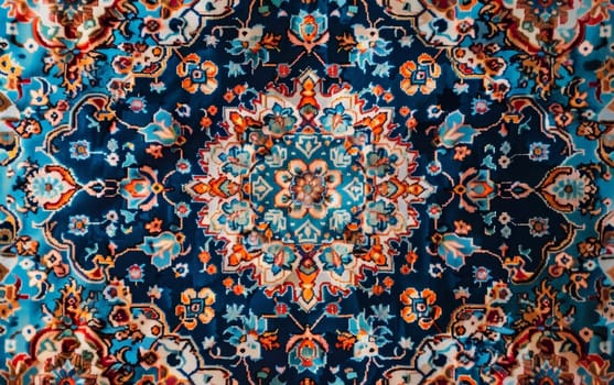 Luxury Indian Rug - backdrop. Old Turkish kilim. Vintage Persian carpet, tribal texture. Ethnic textile. Perfect abstract frame design - background