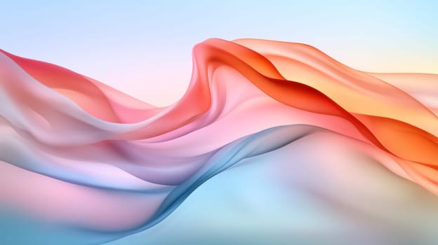 A light pastel gradient with soft white highlights, giving the scene dynamism and at the same time a calmness of inspiration.