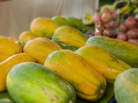 Fresh organic vegetables at local farmers market, stock photo