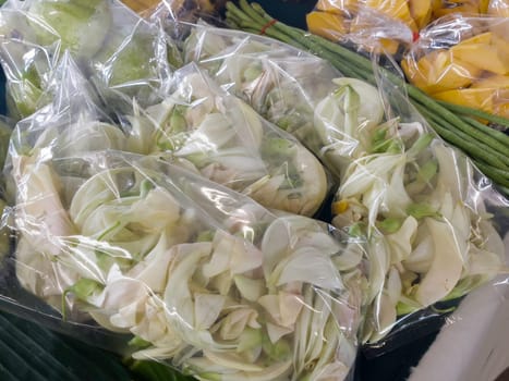 Fresh organic vegetables at local farmers market, stock photo