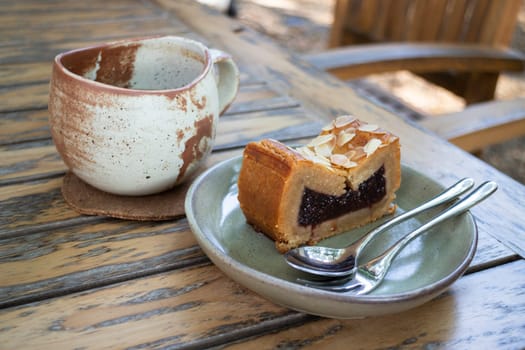 Delicious breakfast with fresh homemade bakery, stock photo