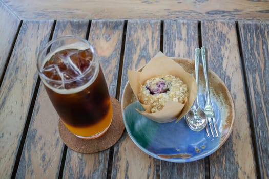 Delicious breakfast with fresh homemade bakery, stock photo