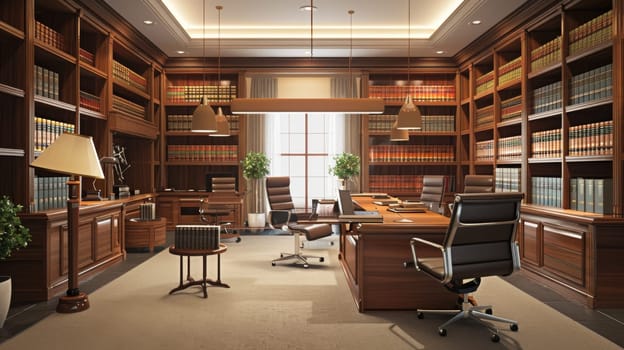A professional office setup suited for attorneys