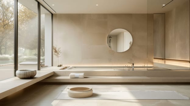 Beauty and wellness in minimalist elegance