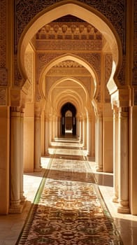 Beautiful Islamic architecture against a clean backdrop, highlighting the intricacy of design and culture.