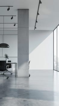Business layout featuring a large copy space area.