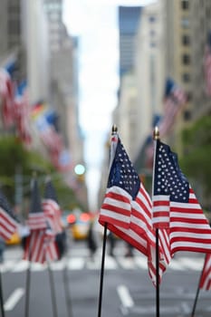 Clean and modern Patriot Day theme with a simple backdrop.