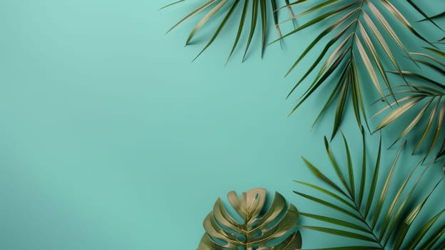 Clean and modern flat lay composition with empty space for text.